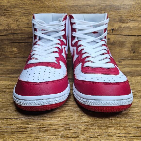 Nike Terminator High Red White Sneakers sz 8.5 Mens - Picture 4 of 8
